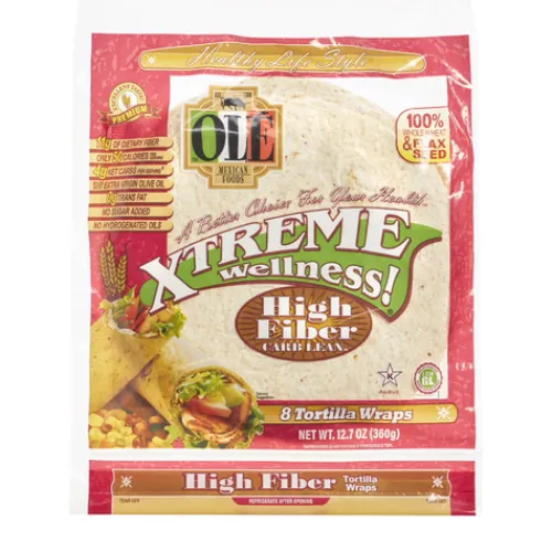 Olé™ Xtreme Wellness!® High Fiber Carb Lean™ Tortilla Wraps^Lidl Clearance