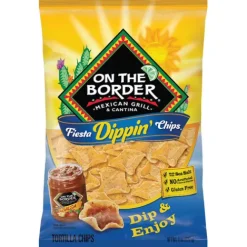 On The Border® Tortilla Chips, Fiesta Dippin' Chips®^Lidl Discount