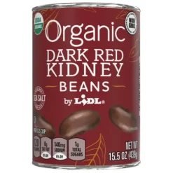 Organic Dark Red Kidney Beans With Sea Salt^Lidl Sale