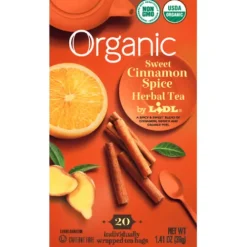 Organic Sweet Cinnamon Spice Herbal Tea^Lidl Hot