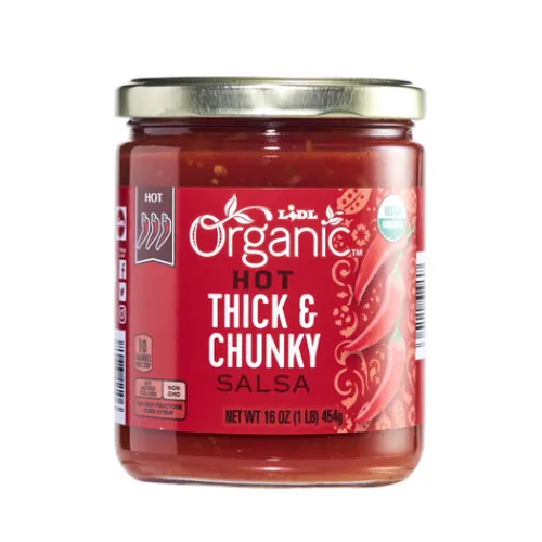 Organic Thick & Chunky Salsa, Hot^Lidl Discount