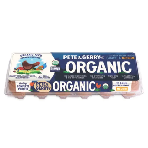 Pete & Gerry'S® Organic Medium Brown Eggs, Grade A^Lidl Hot