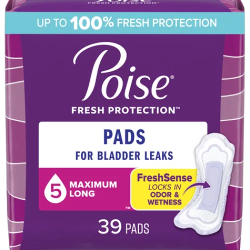 Poise® Pads, Maximum Absorbency Long^Lidl Hot