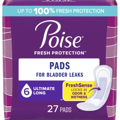 Poise® Pads, Ultimate Absorbency Long^Lidl Hot
