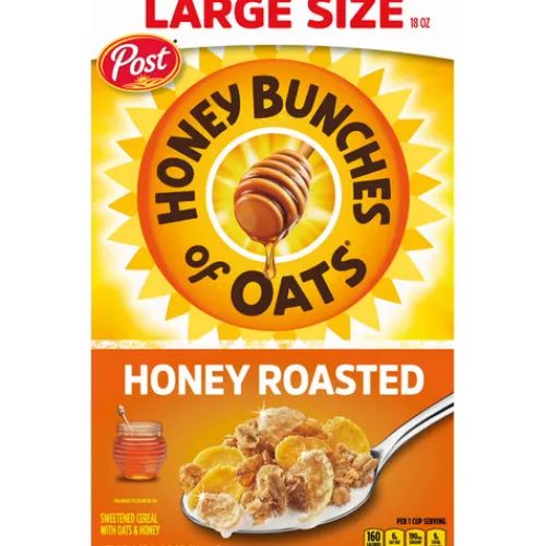 Post® Honey Bunches Of Oats® Honey Roasted, Large Size^Lidl New