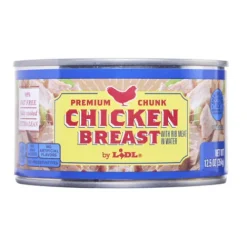 Premium Chunk Chicken Breast With Rib Meat In Water^Lidl Hot