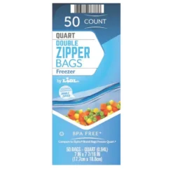 Quart Double Zipper Bags^Lidl