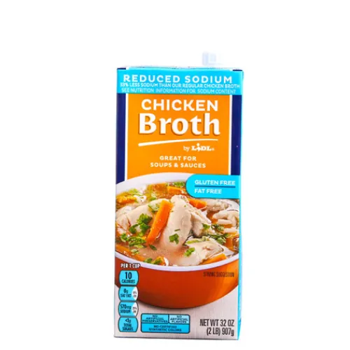 Reduced Sodium Chicken Broth^Lidl Clearance