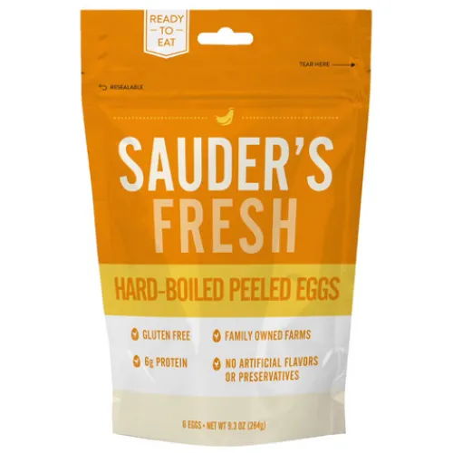 Sauder'S Fresh Hard Boiled Peeled Eggs^Lidl Clearance