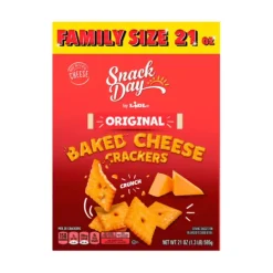 Snack Day Baked Cheese Crackers, Family Size^Lidl