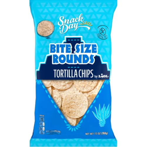 Snack Day Bite Size Rounds Tortilla Chips^Lidl Best