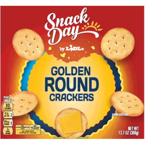 Snack Day Golden Round Crackers^Lidl Sale