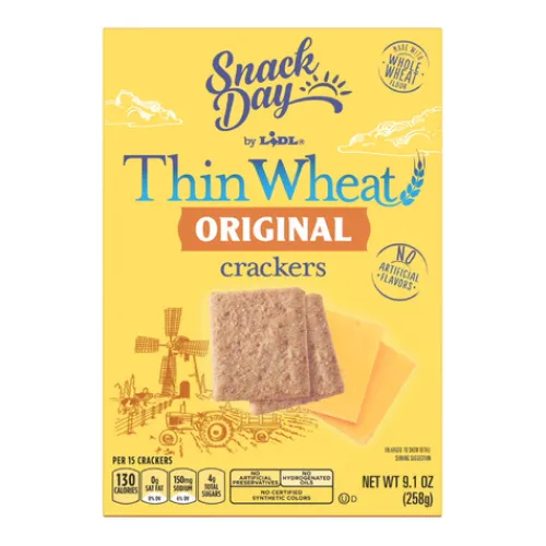 Snack Day Original Thin Wheat Crackers^Lidl Discount