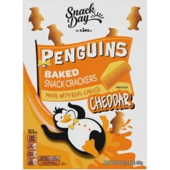 Snack Day Penguin Cheddar Crackers^Lidl