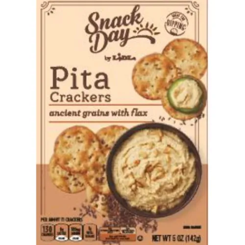 Snack Day Pita Crackers, Ancient Grains With Flax^Lidl