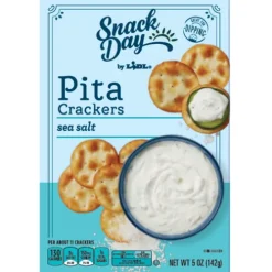 Snack Day Pita Crackers, Sea Salt^Lidl Best