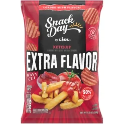 Snack Day Wavy Potato Chips, Loads Of Ketchup^Lidl Hot