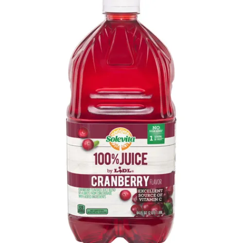 Solevita 100% Juice, Cranberry^Lidl Best