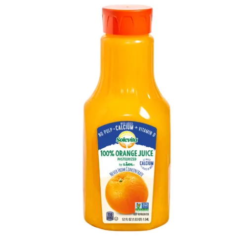 Solevita 100% Orange Juice With Added Calcium + Vitamin D, No Pulp^Lidl New