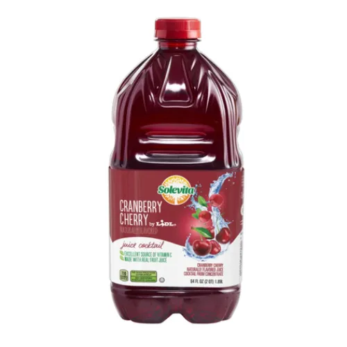 Solevita Cranberry Cherry Cocktail^Lidl Hot