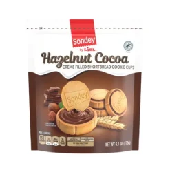 Sondey Hazelnut Cocoa Crème Filled Shortbread Cookie Cups^Lidl Clearance