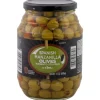 Spanish Manzanilla Olives, Pimiento Stuffed^Lidl Hot