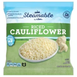 Steamable Frozen Riced Cauliflower^Lidl New