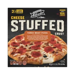 Trattoria Alfredo Frozen Cheese Stuffed Crust Pizza, Three Meat^Lidl Best