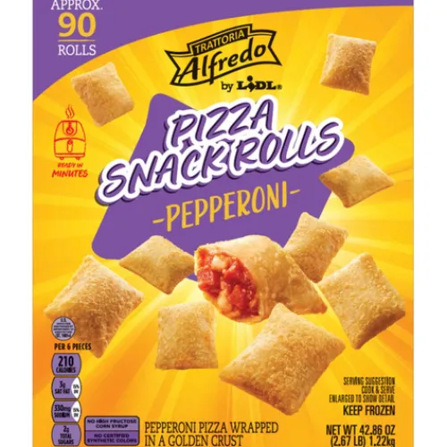 Trattoria Alfredo Frozen Pepperoni Pizza Rolls^Lidl Discount