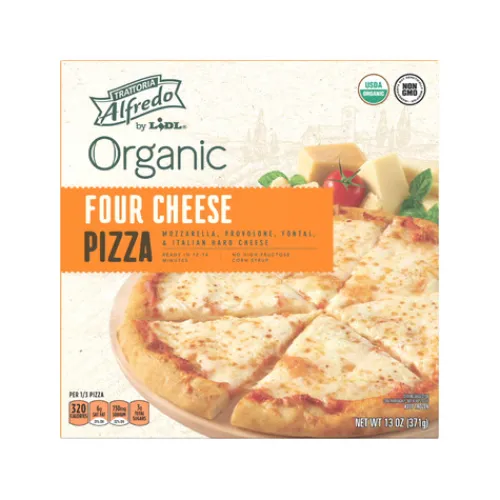 Trattoria Alfredo Organic Frozen Pizza, Four Cheese^Lidl New
