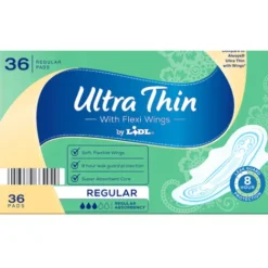 Ultra Thin Pads With Flexi Wings, Regular^Lidl Outlet