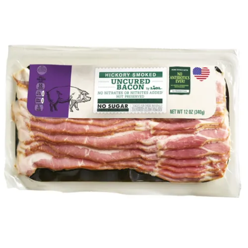 Uncured Bacon, Hickory Smoked^Lidl Clearance