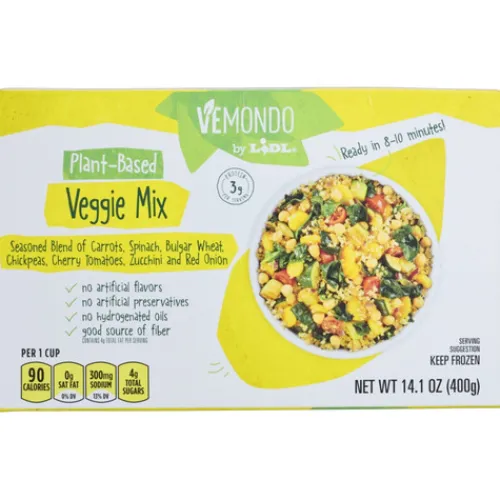 Vemondo Frozen Vegetables, Zucchini Bulgar Wheat^Lidl Discount