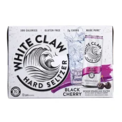 White Claw® Hard Seltzer, Black Cherry, 12 Pack^Lidl Discount