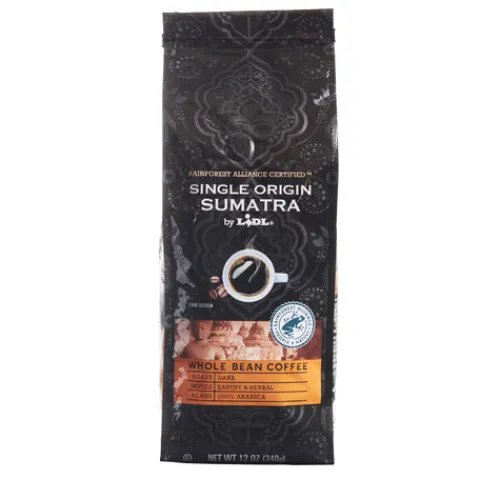 Whole Bean Coffee, Single Origin Sumatra^Lidl Hot